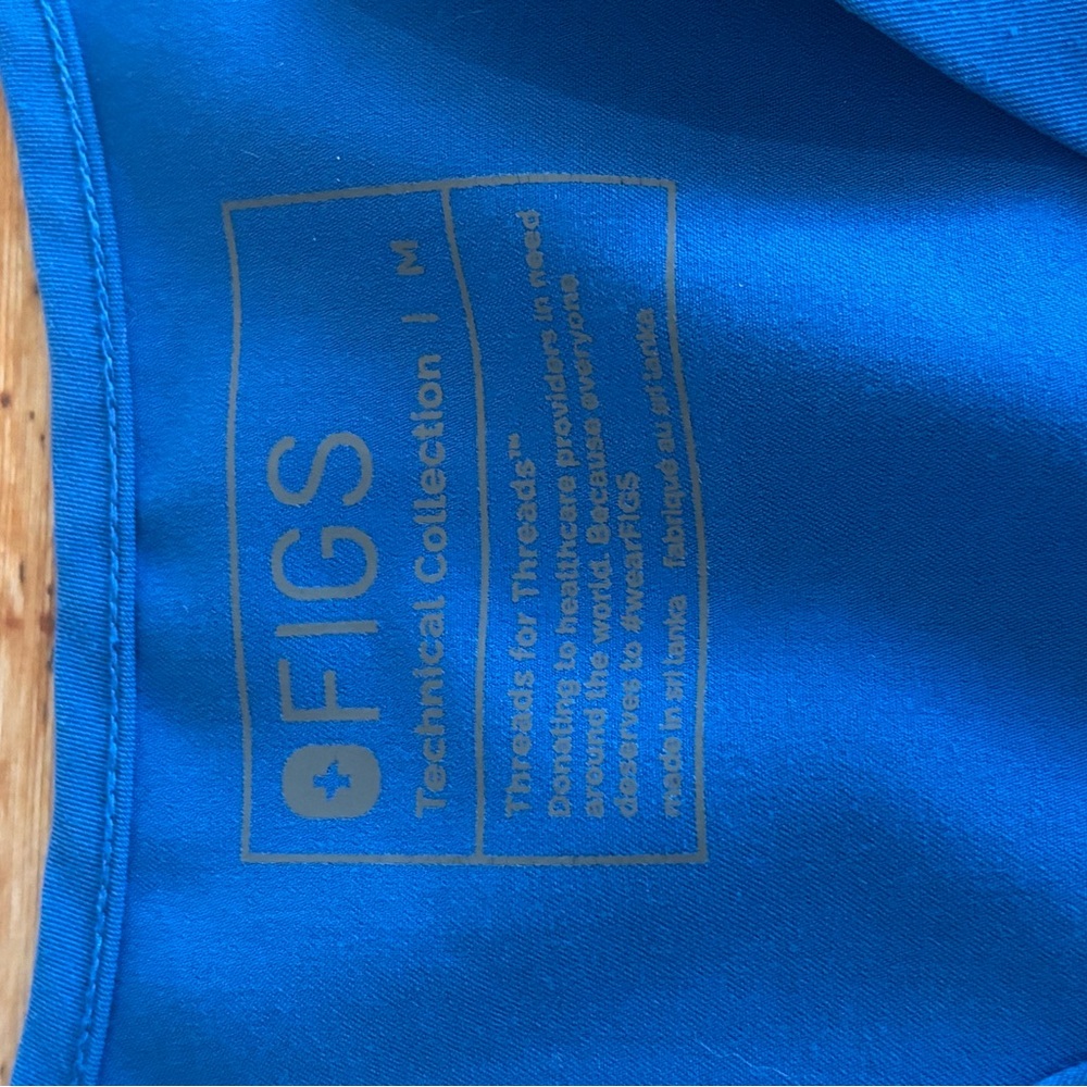 Figs Women's Top in Bright Blue